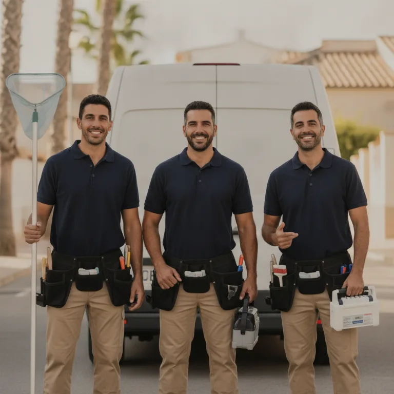 Mantenimiento de Piscinas equipo en Alicante